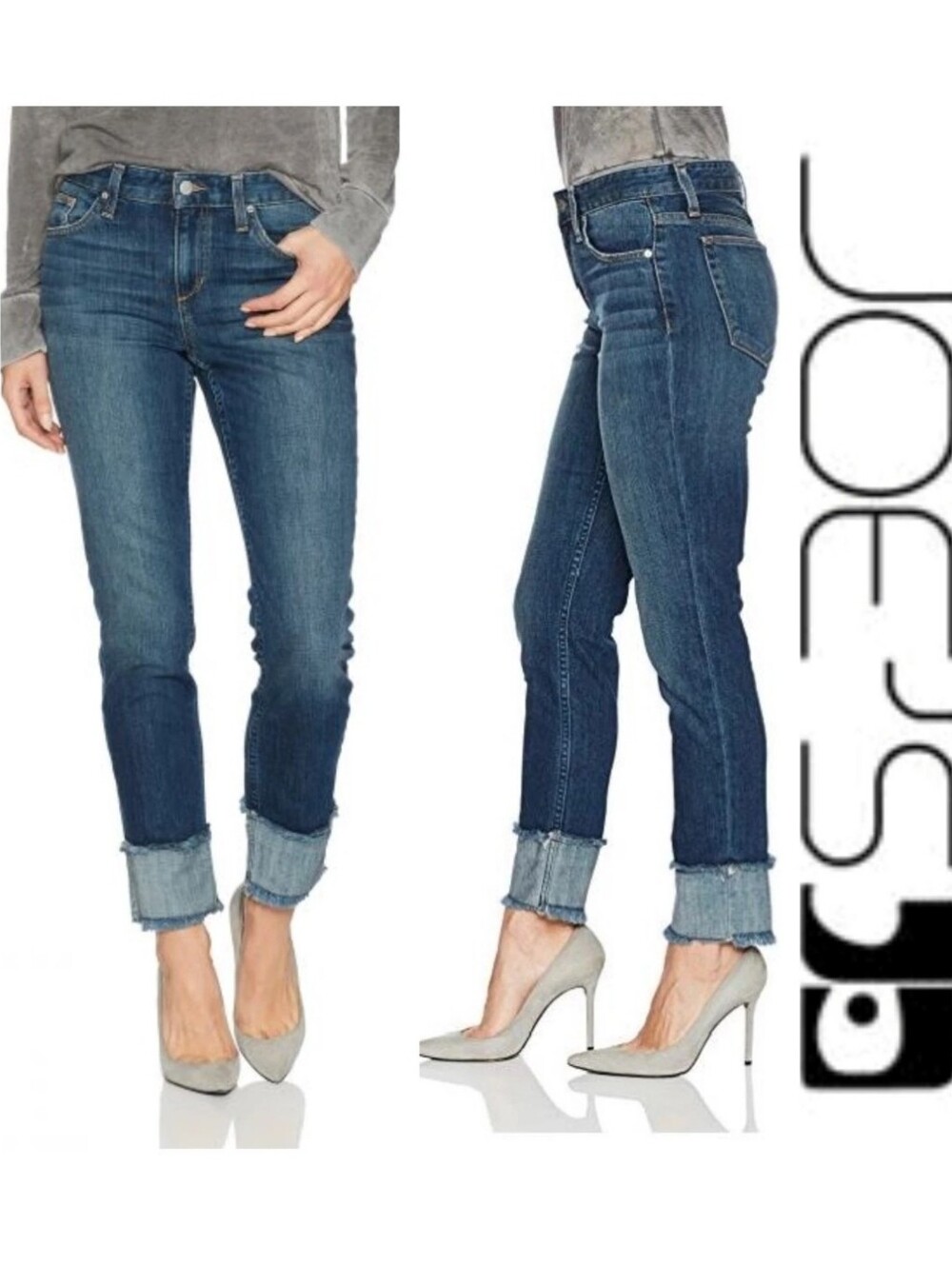 JOE'S SEXY * The SMITH * MID RISE STRAIGHT LEG BOYFRIEND JEANS Sz 32 NWT $178
